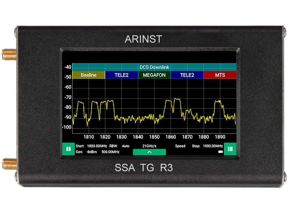 Перед продажей мы тестируем оборудование на анализаторе спектра Advantest R3162 Spectrum Analyzer
